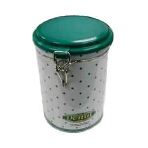 Passe a umidade redonda selada prendedor dos feijões do assado do carvão vegetal dos recipientes de armazenamento do alimento - prova