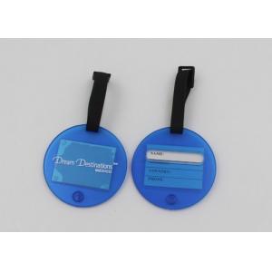 China Personalized Name Tags For Luggage With Logo Printed , Luggage Identification Tags supplier