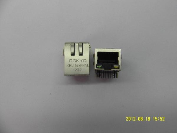変圧器の統合された磁気学ジャックのコミュニケーション関係のソケットRJ45
