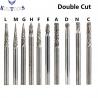 China 20PC Double Cut Carbide Burr Set - 0.118&quot; (3mm) Shank, Rotary Tool Cutting Burrs wholesale