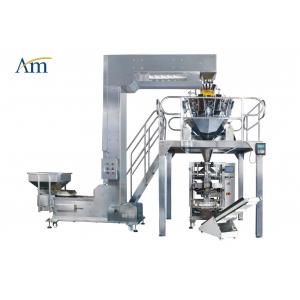 Machine de conditionnement matérielle de granule de remplissage de pondération de Dix trémies, machine à emballer d'arachide
