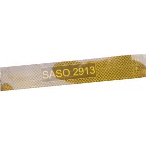 High Visibility Yellow Reflective Tape With SASO 2913 Marks