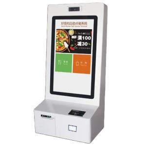 China 80mm Built-in Printer 21.5 Touch Self Service Kiosk for Vending Ordering Library Payment supplier