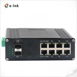 China ROHS FCC CE SFP Network Switch 8 Port 10/100/1000T 802.3at + 2 Port 1000X supplier
