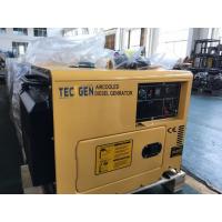 China Single cylinder portable silent generator super silent diesel generator 5.5kW aircooled on sale