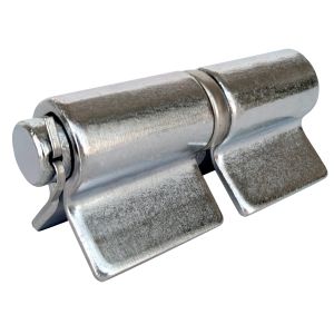 China soldadura cubierta con cinc hardware de la puerta de desplazamiento en el Pin y zócalo con llevar la bisagra wholesale