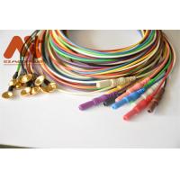 China Gold Plated EEG Cable Eeg Cup Electrode Colorful DIN1.5 Socket on sale