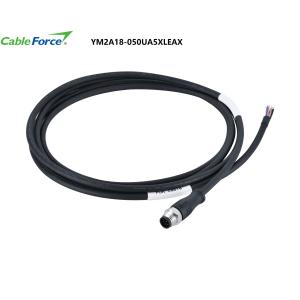 China Conectores codificados A do atuador de sensor 8pin do cabo do homem M12 5m PUR Unshielded supplier