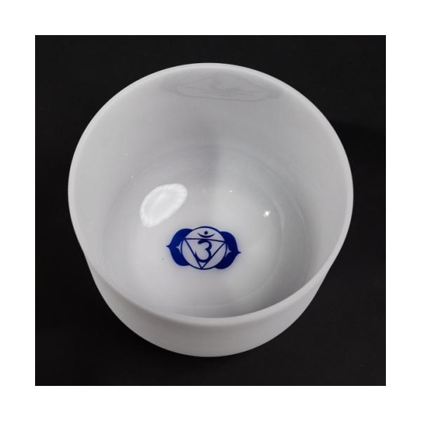 Buddhist singing bowls with chakra symbol for set