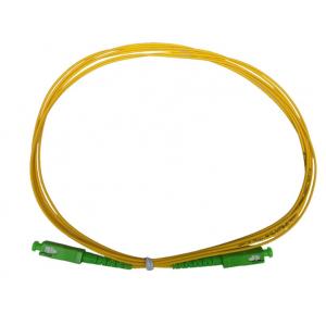 China SC APC To SC APC Singlemode Fiber Optic Cable Patch Cord 3m 5m 10m supplier