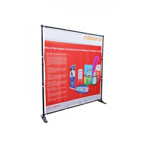 Large Format Trade Show Banner Stands , Telescopic Trade Show Retractable Banners
