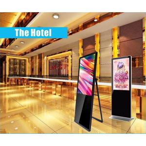 HD Floor Standing Lcd Advertising Signage 55 Inch Player for Hotel Reception