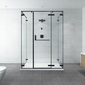 China Custom - Made Shower Enclosure | Tailored to Space Curvature, Integrating Minimalist Aesthetics and Practical Functions wholesale