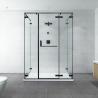 China Custom - Made Shower Enclosure | Tailored to Space Curvature, Integrating Minimalist Aesthetics and Practical Functions wholesale