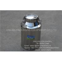 China 40L Liquid Thermal Insulation Milk Bucket , Stainless Steel Milk Can on sale