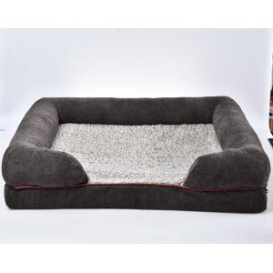 China Waterproof Lining Large Luxury Orthopedic Dog Bed Sofa couch With Removable Washable Cover supplier
