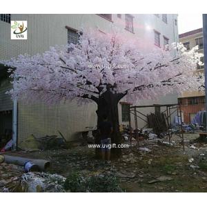 UVG luxury wedding decoration design in huge artificial cherry blossom trees for photography backdrops CHR174