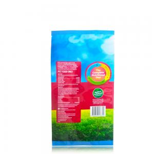 China Food grade packaging bag for storage, plastic pet food pack bag, back heat seal supplier