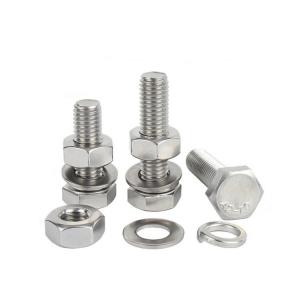 High Strength Stainless Steel Bolts and Nuts 304 M6 M8 M36 for Industrial Utilization