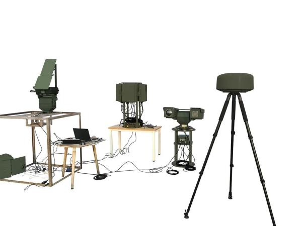 Multi Satellite Uav Surveillance Radar Integrated With Adjustable Defense Radius