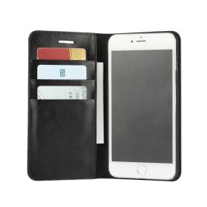 China iPhone 8 Case, Genuine Leather Wallet Case Folio Flip Cover for iPhone 5/6/7/8/X/XS/XS MAX/XR supplier