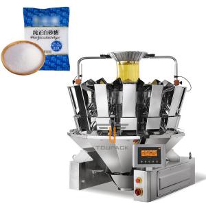 China Automatic Vertical Grain Bag Multihead Weigher Snack Granular Salt Sugar Coffee Bean Packing Machine supplier