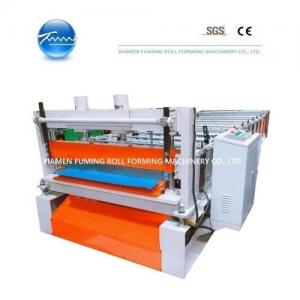 China PPGI Pu Sandwich Panel Production Line 5.5KW Hydraulic Cutting supplier