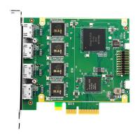 China PCIe 4U 4K Video Capture Card HDMI X 4 Inputs And HTTP/RTMP/RTSP Output on sale