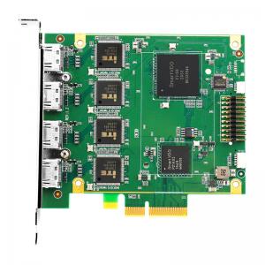 PCIe 4U 4K Video Capture Card HDMI X 4 Inputs And HTTP/RTMP/RTSP Output