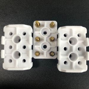 China 2.8g/Cm3 Steatite Ceramic Customized Size Wire Terminal Block Connector supplier
