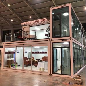 China Customized Prefabricated Storage Container Tiny House For Hotels Sandwich Panel supplier