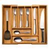 China 100% Pure Bamboo Expandable, kitchen Utensil - Cutlery and Utility Bamboo Drawer Organizer wholesale