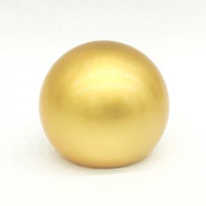China Metal Classic Matt Gold Color Ball Finished Zamac Perfume Bottle Caps supplier