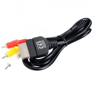 China 6 ft AV Audio Video Composite Cable Cord RCA Cable for Xbox Original Classic 1 supplier