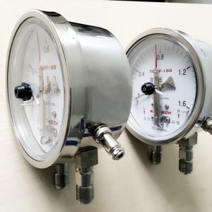 380V Water Differential Electric Contact Pressure Gauge With NO / NC