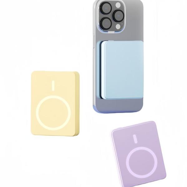 Banque d'alimentation magnétique sans fil innovante 5000mah Pour Iphone / Android