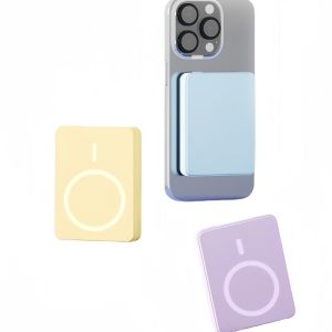 Banque d'alimentation magnétique sans fil innovante 5000mah Pour Iphone / Android