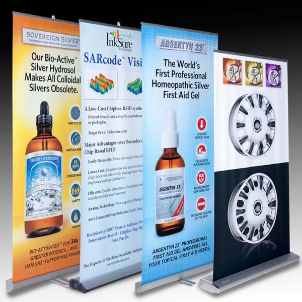 Retractable Banner Stands , advertising aluminum roll up banner stand