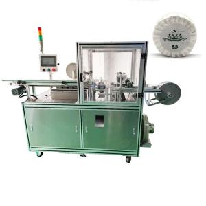Stainless Steel 304 Automatic Toilet Block Hotel Soap Film Pleat Wrapping Machine at 220V