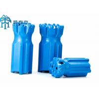 China Blue 89mm Retract T51 Button Bit , Drop Center Rock Dth Drilling Tools on sale