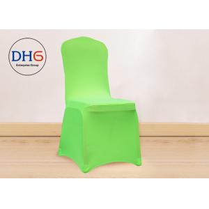 Fitted Colorful Banquet Chair Covers , Event Chair Covers Wrinkle Resistant Convenient