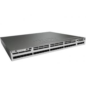 China Cisco Catalyst 3850 WS-C3850-24T-L 10Gb Data 24 Port Optic Fiber Core Switch supplier