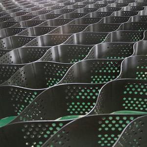 China ASTM Standard HDPE Geocell Gravel Grid with 50mm Height and Textured Smooth Surface supplier