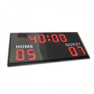 China 2 Warranty Soccer Electronic Scoreboard Portable Red Color 900mm*1600mm*100mm supplier