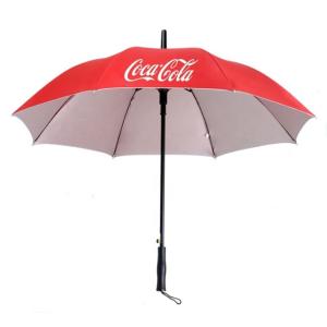 China 23inch 8K Umbrellas Auto Open Plastic Handle Fiberglass for Personalized Promotion wholesale
