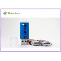 China 2020 Customised blue USB Rectangle USB Gift Plastic USB Memory with logo printing for promotional gift on sale