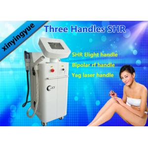 China Multi Function ND YAG SHR Elight IPL Hair Removal Machine with 3 Handles OEM / ODM supplier