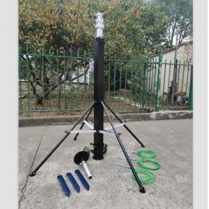 China 30 Ft Telescoping Antenna Mast Aluminum 9m Light Weight Antenna Pole supplier