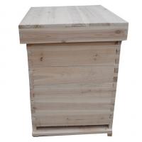 China High Quality Chinese Fir Wood Bee Hive Easy To Assemble Natural Material Dadant Beehive on sale