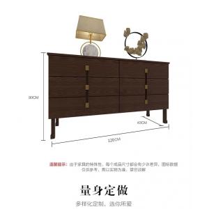 China Fashionable Hotel Bedroom Furniture Wooden Bedside Cabinet For Living Room supplier